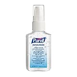 PURELL Advanced Hygienisches Händedesinfektionsmittel, 60ml Pumpflasche. Tötet 99,99% der häufigsten Keime ab, die gesundheitsschädlich sein können. 70% ige Alkoholformulierung