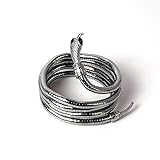 BSLVWG Vintage Schlange Choker Punk Biegbare Schlange Halskette Ägyptische Schlange Halskette Statement Kragen Flexible Twist Schmuck für Frauen