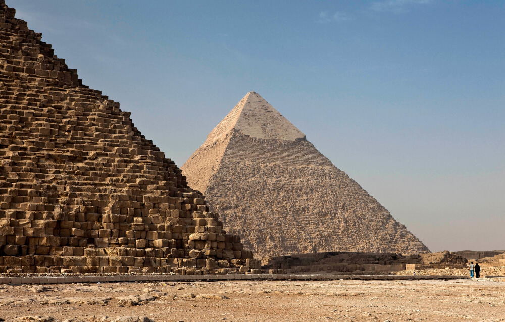 Aufnahme der Pyramidedn von Gizeh