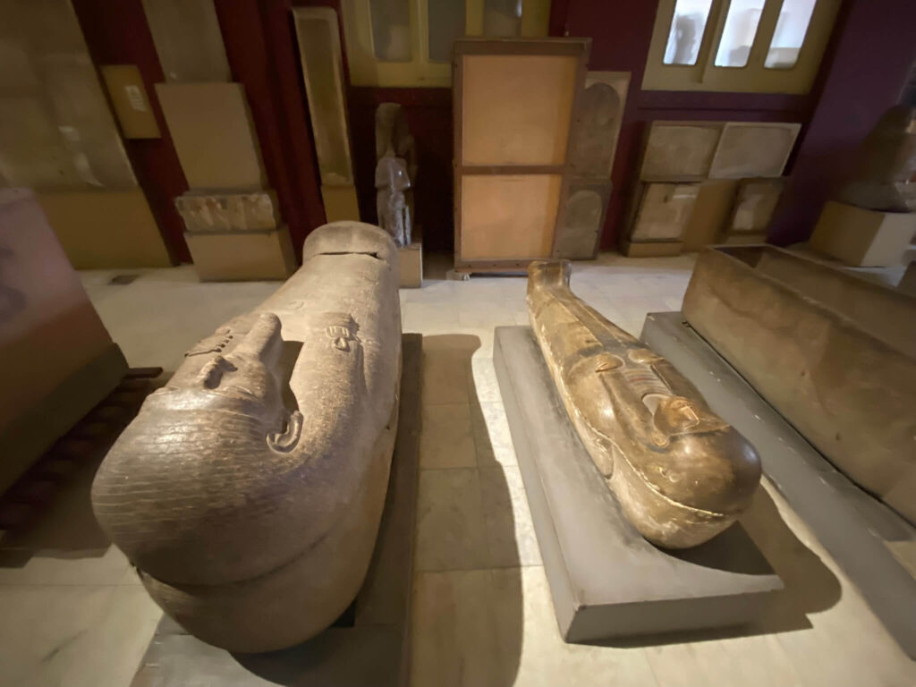 Ausstellung im Ägyptischen Museum in Kairo